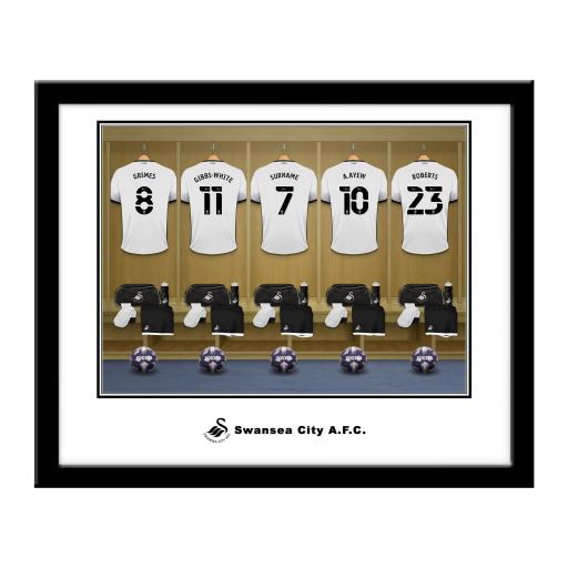 Swansea City AFC Dressing Room Framed Print