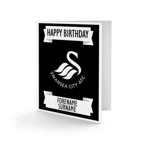 Swansea City AFC Crest Birthday Card